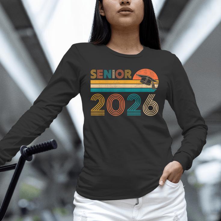 Vintage Senior 2026 Graduate Class Of 2026 Graduation Grad Unisex Long Sleeve T-Shirt
