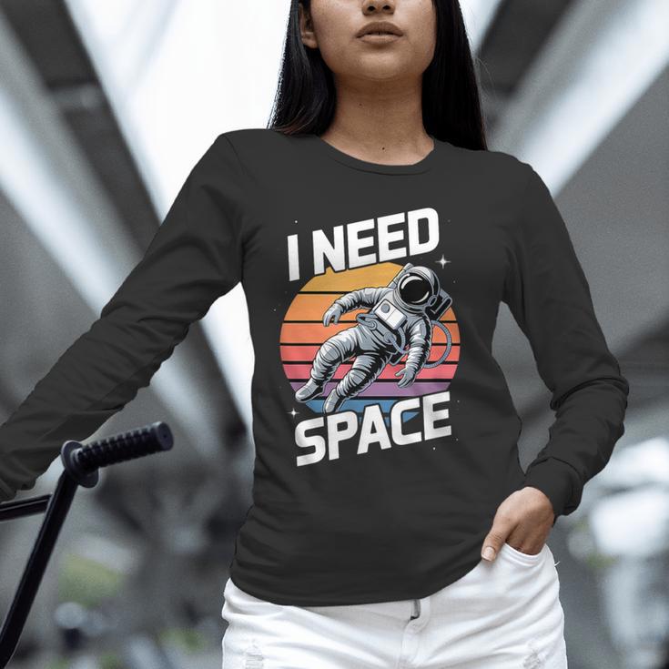 Vintage Space For Introverts I Need Space Unisex Long Sleeve T-Shirt Vintage Space For Introverts I Need Space Unisex Long Sleeve T-Shirt