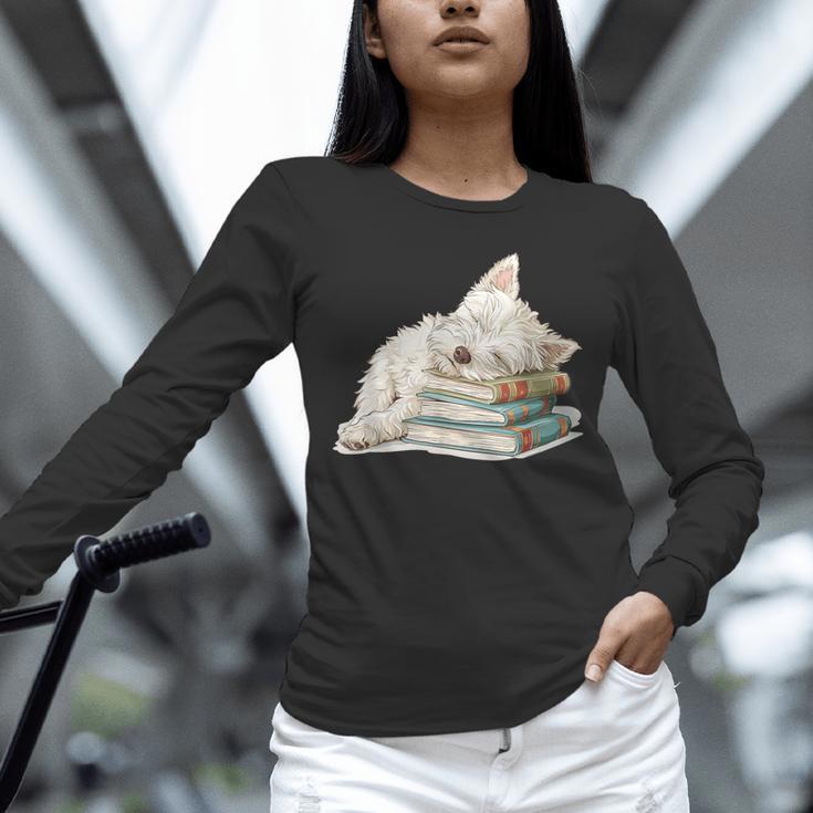 West Highland Terrier Books Dog Breed Westie For Men Women Girls Kids Unisex Long Sleeve T-Shirt