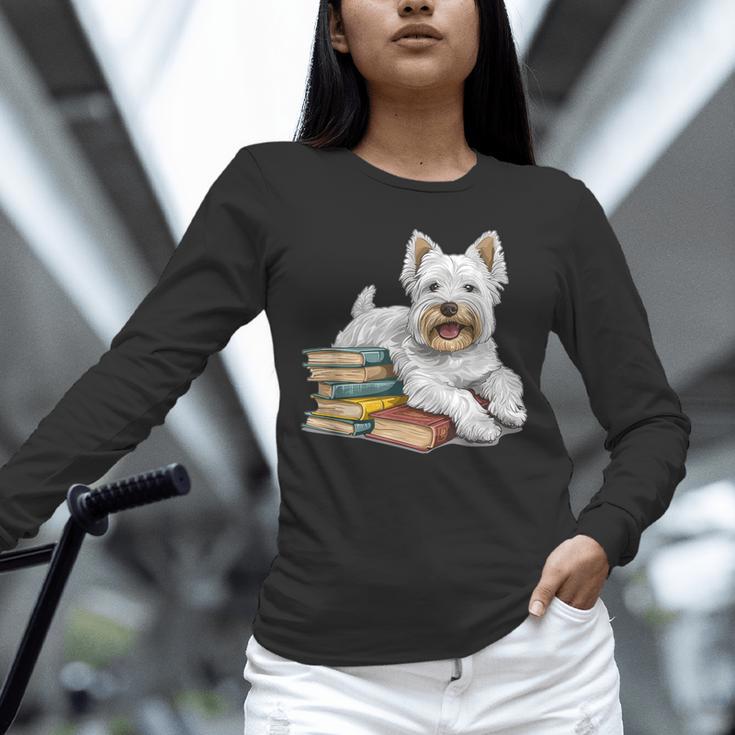 West Highland Terrier Books Dog Breed Westie For Men Women Kids Unisex Long Sleeve T-Shirt