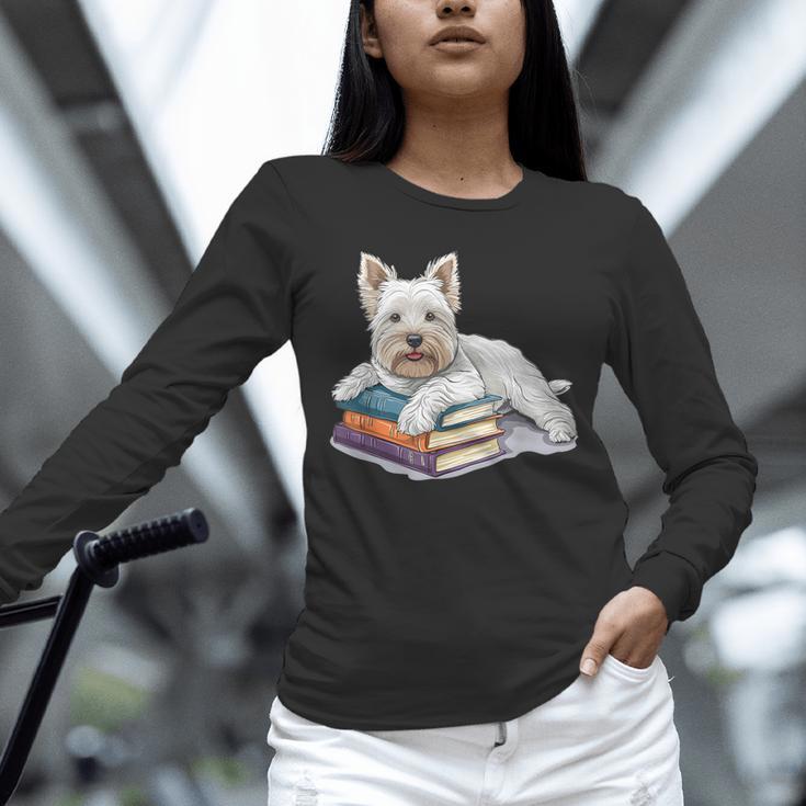 West Highland Terrier Books Dog Breed Westie Unisex Long Sleeve T-Shirt