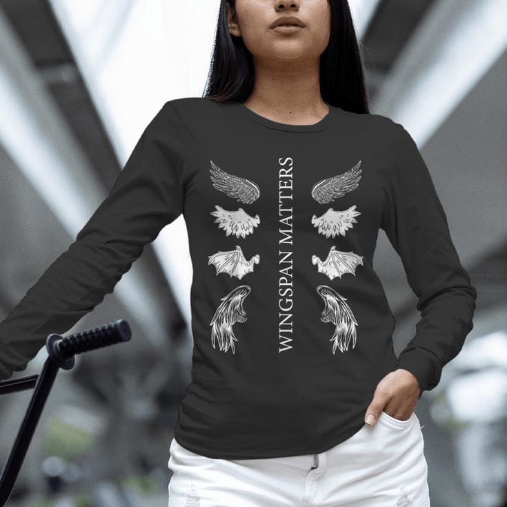 Wingspan Matters For Book Lover Unisex Long Sleeve T-Shirt