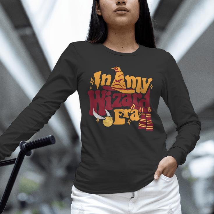In My Wizard Era Groovy Bookish Fantasy Reader Book Lover Unisex Long Sleeve T-Shirt In My Wizard Era Groovy Bookish Fantasy Reader Book Lover Unisex Long Sleeve T-Shirt