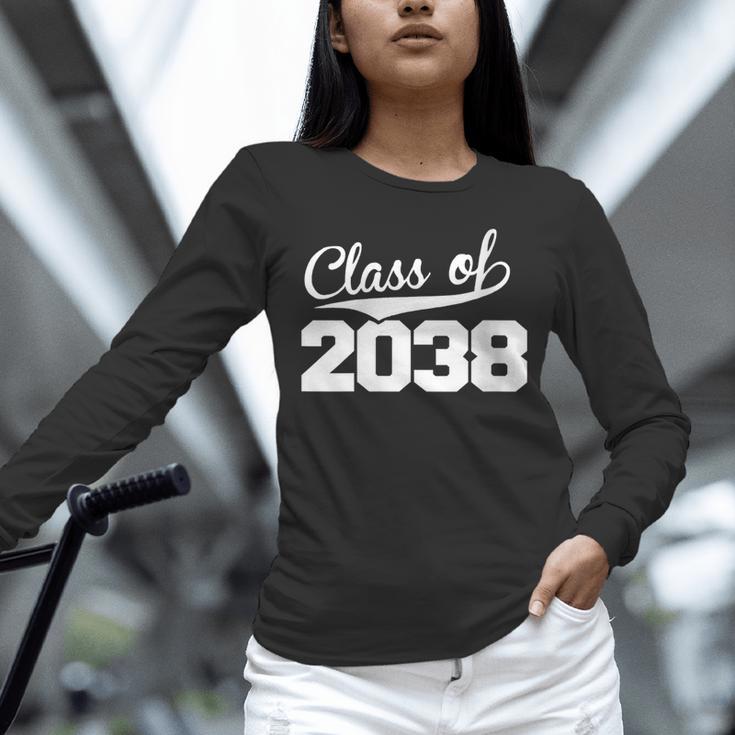 Women's Class Of 2038 Kid Adult Future Year Kindergarten Graduation Unisex Long Sleeve T-Shirt