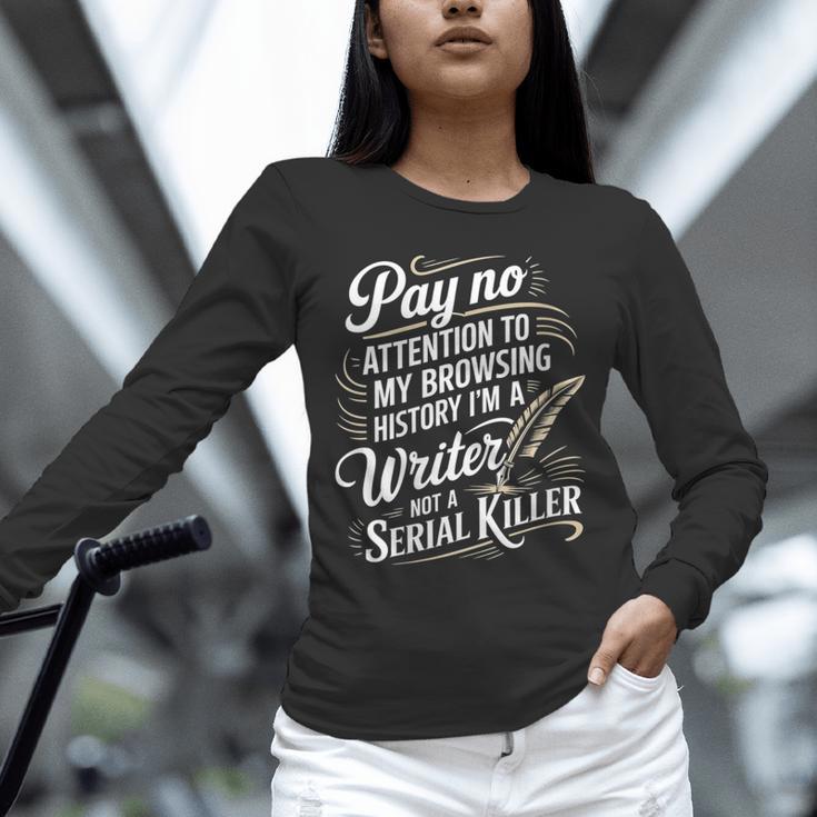 Women's I'm A Book Writer Author Book Writing Novelist Unisex Long Sleeve T-Shirt
