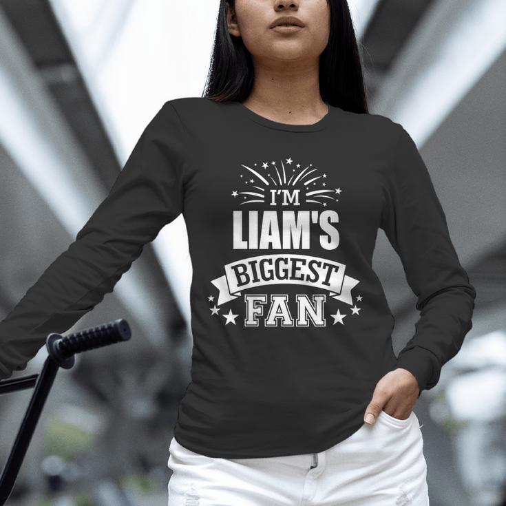Women's Liam Personalized Name Sports Fan Birthday Graduation Unisex Long Sleeve T-Shirt