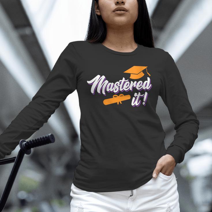 Women's Master Graduation 2026 Mastered It Master's Degree Unisex Long Sleeve T-Shirt