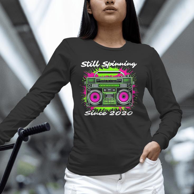 Y2K Home DJ Quarantine Nostalgia Boombox Party Unisex Long Sleeve T-Shirt