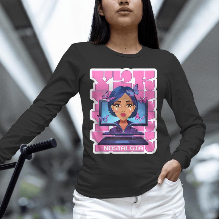 Y2K Nostalgia Retro Aesthetic Trendy Vintage Unisex Long Sleeve T-Shirt