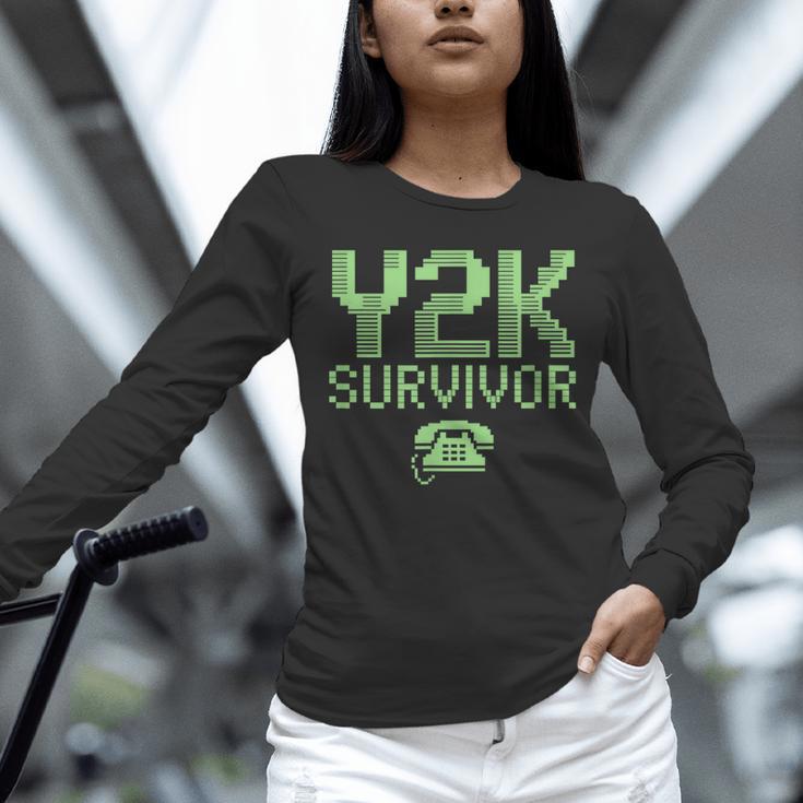 Y2K Survivor 2000s Nostalgia Retro Vintage Nostalgic Unisex Long Sleeve T-Shirt Y2K Survivor 2000s Nostalgia Retro Vintage Nostalgic Unisex Long Sleeve T-Shirt