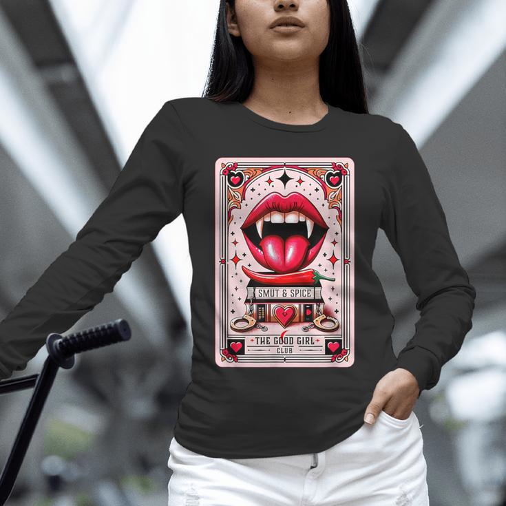 Yes Sir The Good-Girl The Good-Girl Tarot Card Smut Book Unisex Long Sleeve T-Shirt