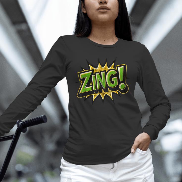 ZING Comic Book Retro Artwork – Cartoon Collector Unisex Long Sleeve T-Shirt ZING Comic Book Retro Artwork – Cartoon Collector Unisex Long Sleeve T-Shirt