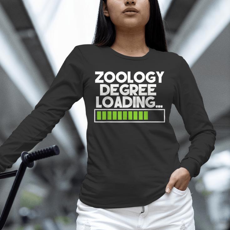 Zoology Degree Loading Zoologist Graduation Student Tee Unisex Long Sleeve T-Shirt