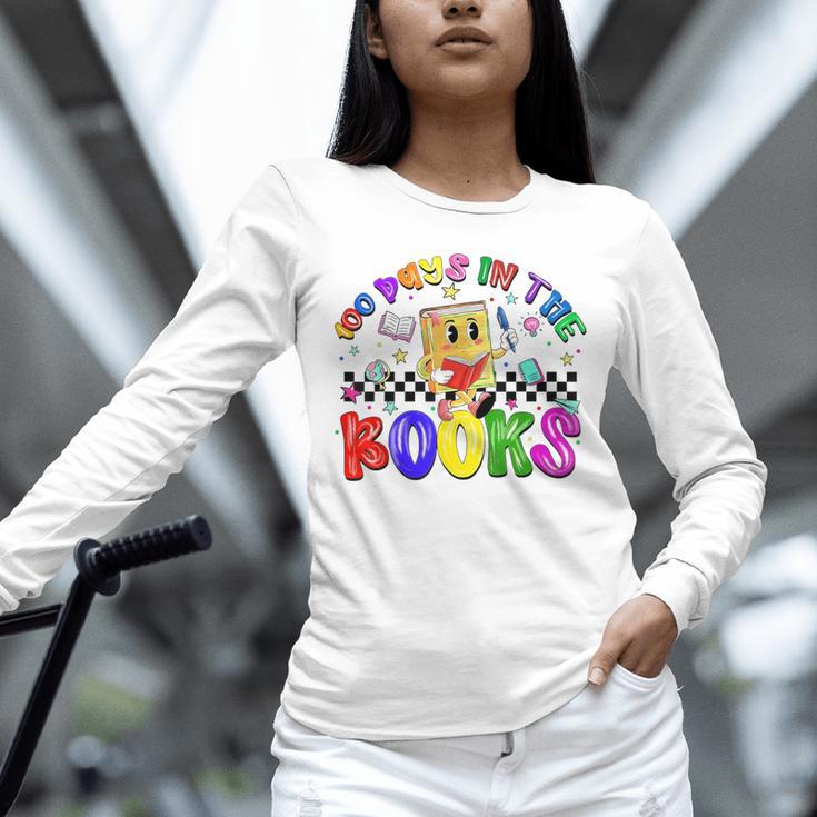 100 Days In The Book Fun 100 Days Of School Boy Girl Teacher Unisex Long Sleeve T-Shirt 100 Days In The Book Fun 100 Days Of School Boy Girl Teacher Unisex Long Sleeve T-Shirt