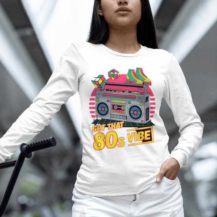 1980s 80s Reunion Nostalgia Memories Music School Grew Up Premium Tri-Blend Unisex Long Sleeve T-Shirt