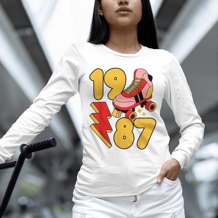 1987 Retro Roller Skate Vintage 80s Nostalgia Collector Unisex Long Sleeve T-Shirt