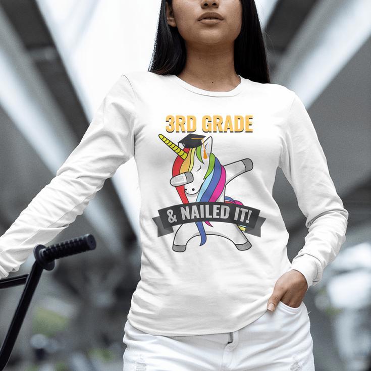 3RD GRADE NAILED IT UNICORN DABBING GRADUATION T-SHIRT Unisex Long Sleeve T-Shirt