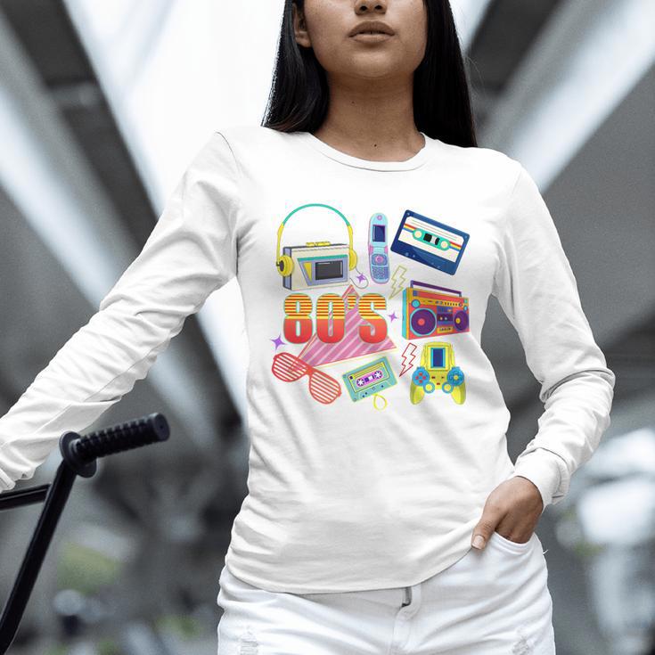 80's Vintage Cassette Tape Nostalgia Mixtape Era 1980s Retro Premium Tri-Blend Unisex Long Sleeve T-Shirt