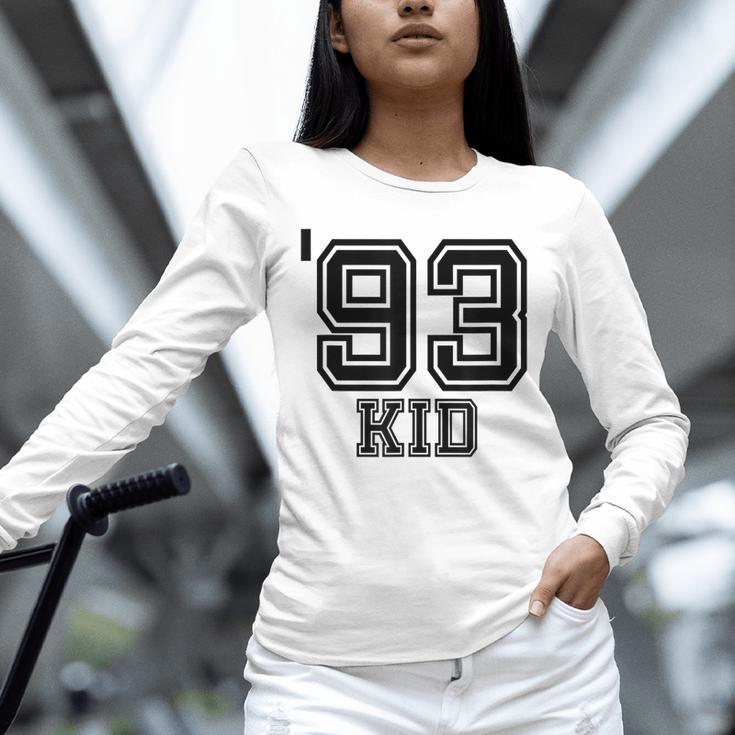 '93 Kid Perfect Vintage Retro Nostalgia Gear For Year 1993 Unisex Long Sleeve T-Shirt