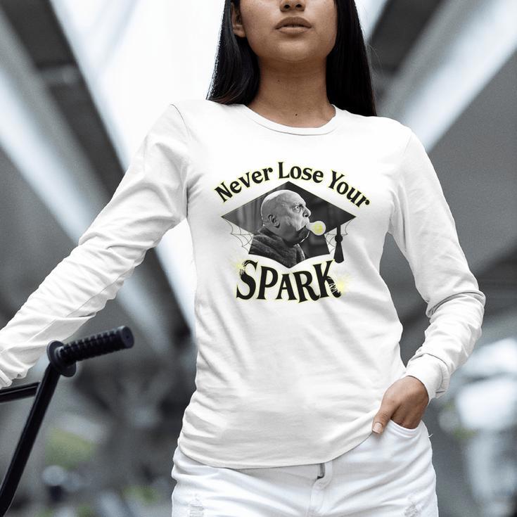 The Addams Family TV Series – Uncle Fester Graduation Spark Premium Unisex Long Sleeve T-Shirt