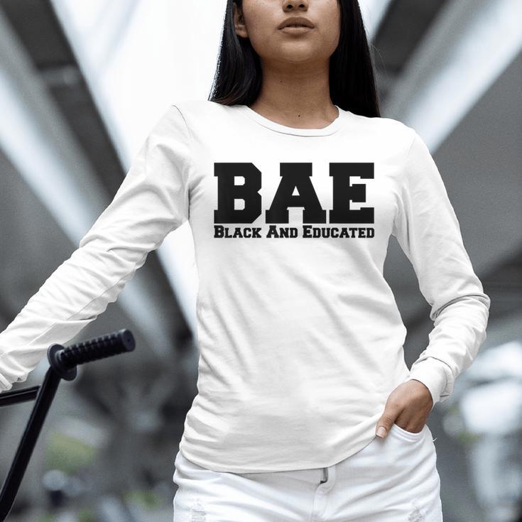 BAE And Educated Black History Month Graduation Unisex Long Sleeve T-Shirt