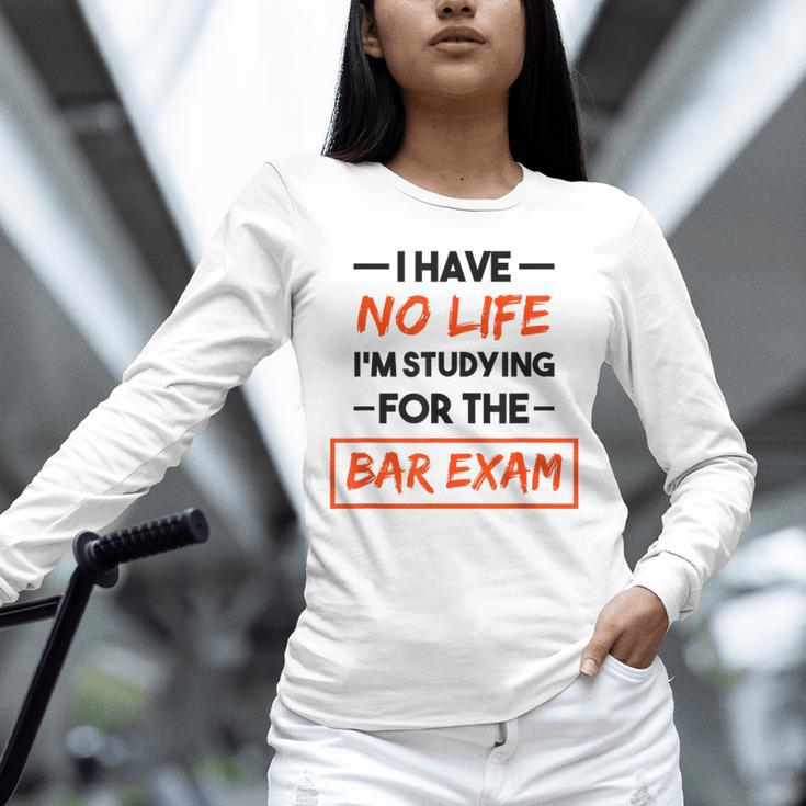 Bar Exam Tee Shirt Law School Graduation Unisex Long Sleeve T-Shirt
