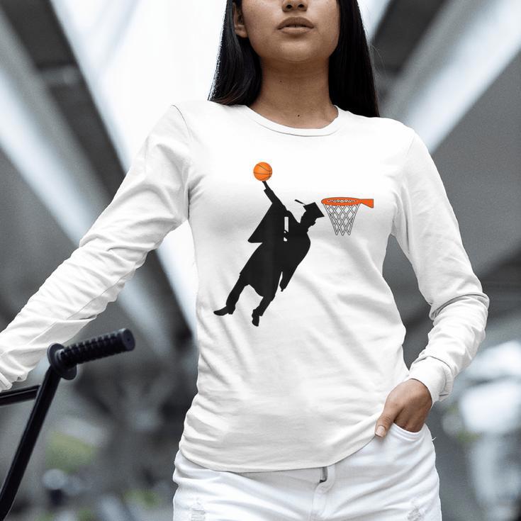 Basketball Slam Dunk Elementary Graduation 2025 6th Grade Unisex Long Sleeve T-Shirt