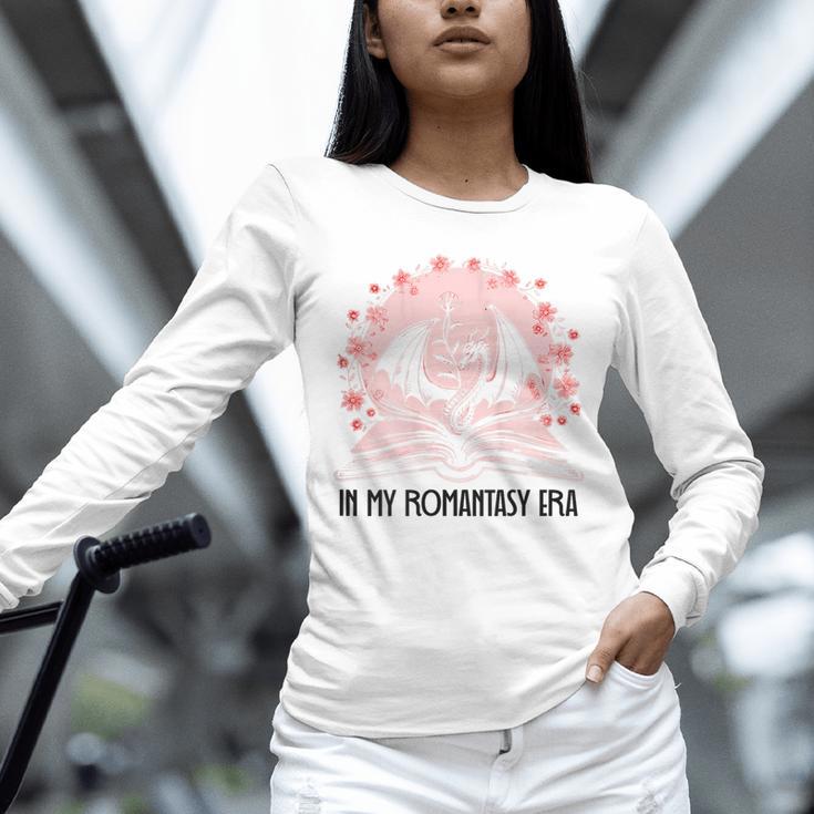 Book Dragon In My Fantasy Era Romantasy Bookish Books Lovers Unisex Long Sleeve T-Shirt Book Dragon In My Fantasy Era Romantasy Bookish Books Lovers Unisex Long Sleeve T-Shirt