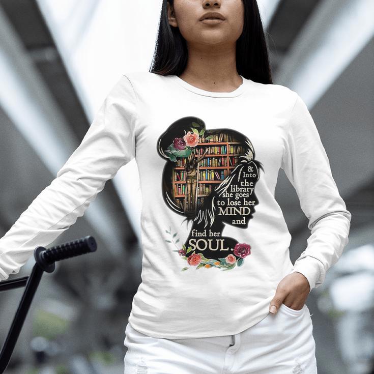 Book Reading Bookworm Book Lover Women Kids Girls Librarian Unisex Long Sleeve T-Shirt