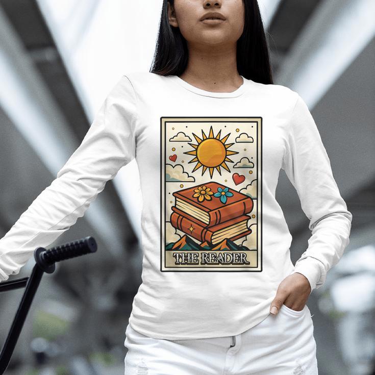 Book Reading Tarot Card The Reader Unisex Long Sleeve T-Shirt