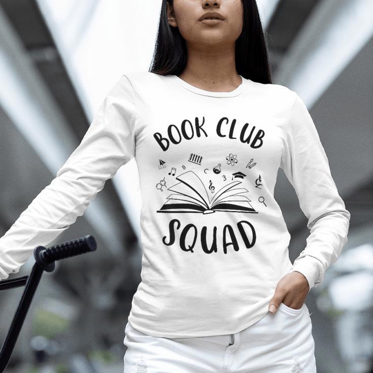 Books Club Squad Reading Book Lover Book Minimalist Team Tee Unisex Long Sleeve T-Shirt
