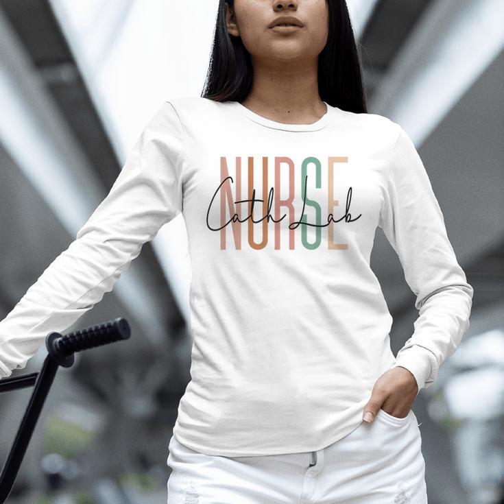 Cath Lab Nurse Catheter Laboratory Nurse Graduation Unisex Long Sleeve T-Shirt