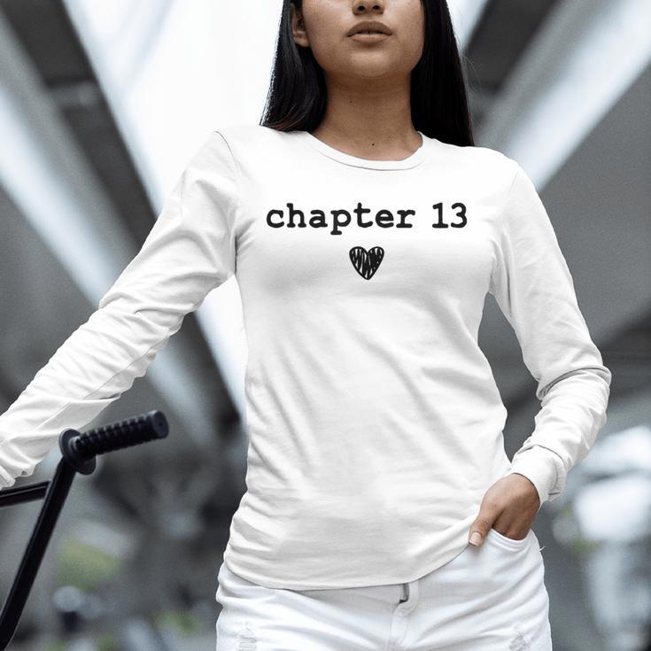 Chapter 13 Book Lovers Readers & Authors 13th Birthday Unisex Long Sleeve T-Shirt Chapter 13 Book Lovers Readers & Authors 13th Birthday Unisex Long Sleeve T-Shirt