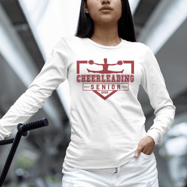 Cheerleading Senior Night Cheer Senior 2026 Graduation 69 Unisex Long Sleeve T-Shirt