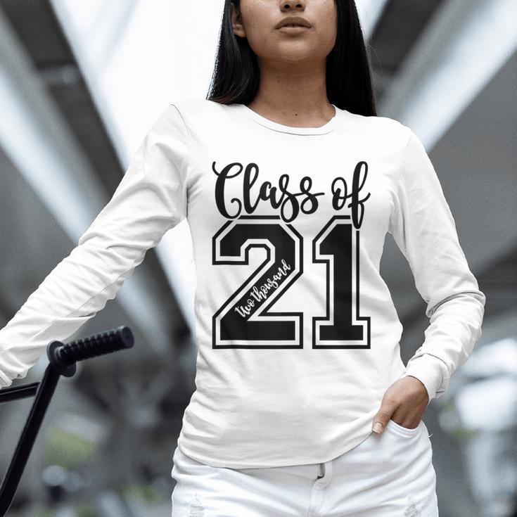 Class Of 2021 Senior 21 Cool Graduation Unisex Long Sleeve T-Shirt
