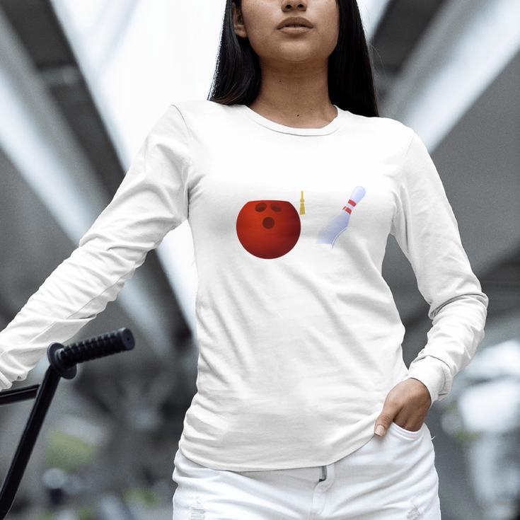Class Of 2022 Graduation For Him Her Bowling Sports Unisex Long Sleeve T-Shirt