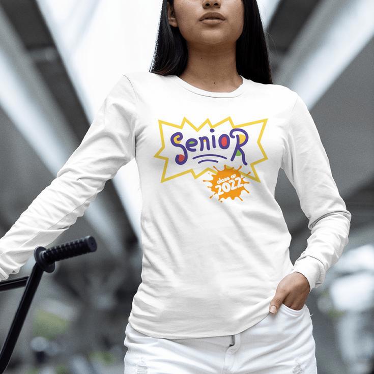 Class Of 2022 Senior Year 90's TV Style Graduation For Grad Unisex Long Sleeve T-Shirt