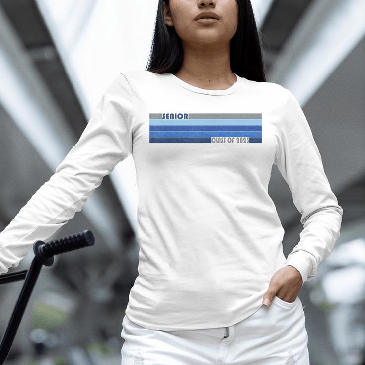 Class Of 2023 Senior Retro 2023 Grad Graduate Graduation Unisex Long Sleeve T-Shirt