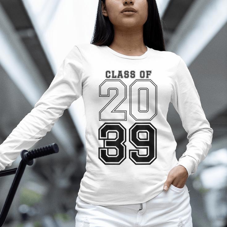 Class Of 2039 Blue Graduation Senior Student Tee Unisex Long Sleeve T-Shirt