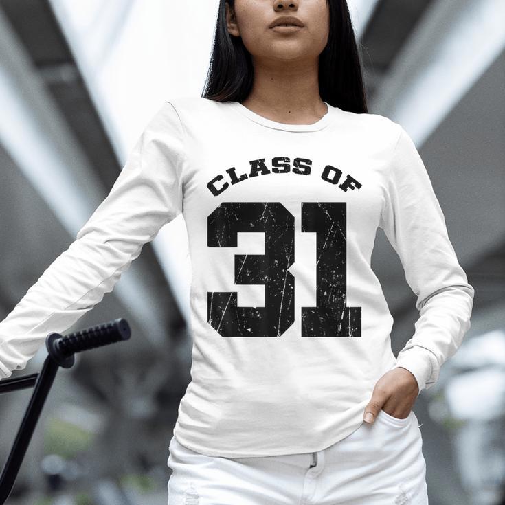 Class Of 31 Date High School Kindergarten Graduation Shirt Unisex Long Sleeve T-Shirt