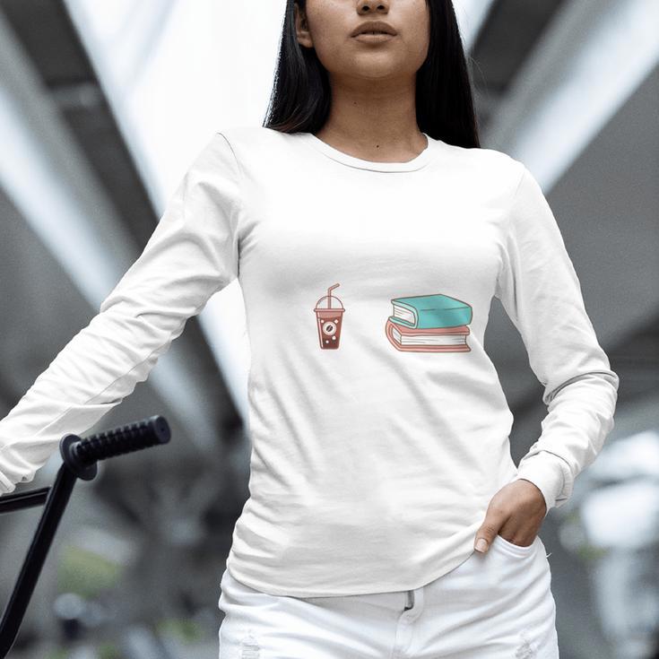Coffee And Books Unisex Long Sleeve T-Shirt