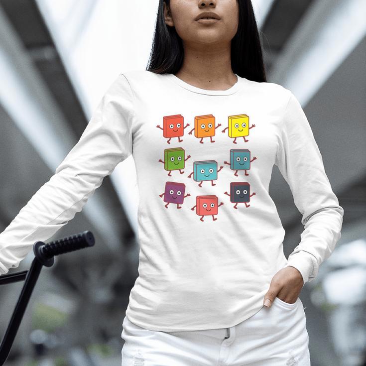 Color Our World Book Lover Reading Bookworm Reader Unisex Long Sleeve T-Shirt Color Our World Book Lover Reading Bookworm Reader Unisex Long Sleeve T-Shirt
