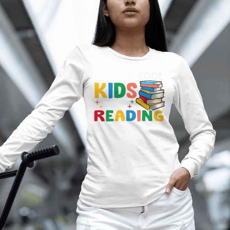 All The-Cool Kids Are Reading Teacher Book Lover Librarian Premium Unisex Long Sleeve T-Shirt All The-Cool Kids Are Reading Teacher Book Lover Librarian Premium Unisex Long Sleeve T-Shirt