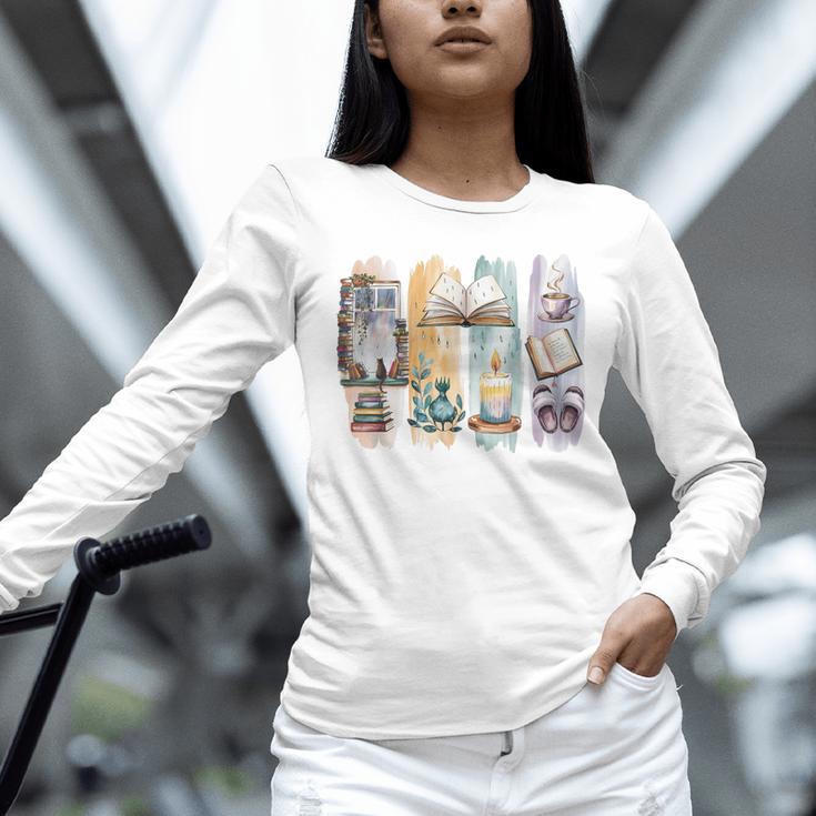Coquette Bookworm Reading Enthusiast Book Lover Book Unisex Long Sleeve T-Shirt Coquette Bookworm Reading Enthusiast Book Lover Book Unisex Long Sleeve T-Shirt