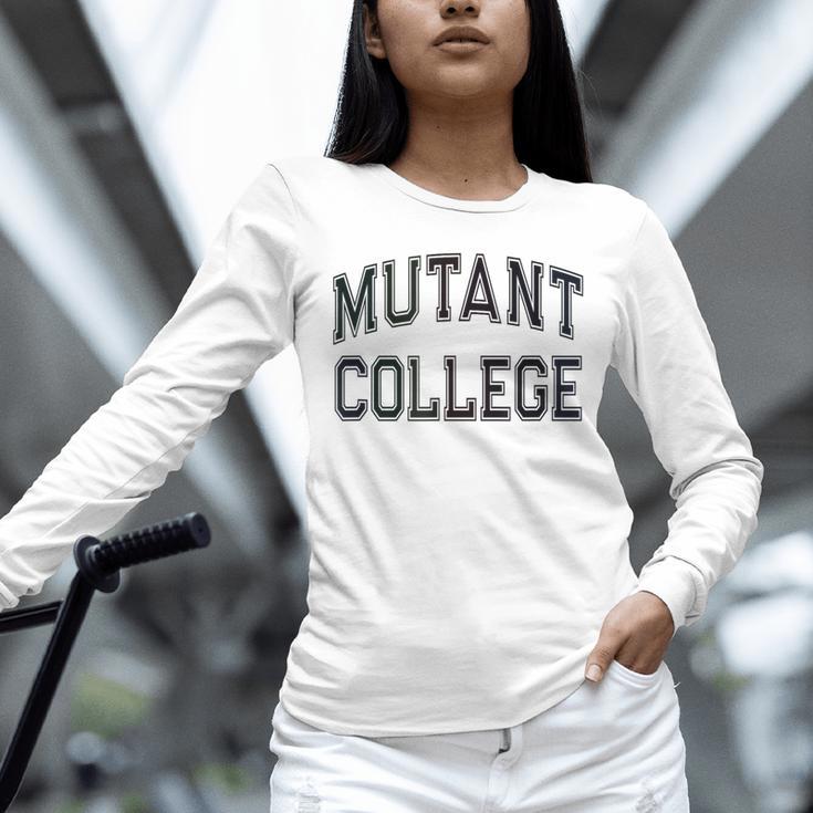 Crazy Sarcastic MUTANT COLLEGE Introvert Anti Social Unisex Long Sleeve T-Shirt Crazy Sarcastic MUTANT COLLEGE Introvert Anti Social Unisex Long Sleeve T-Shirt