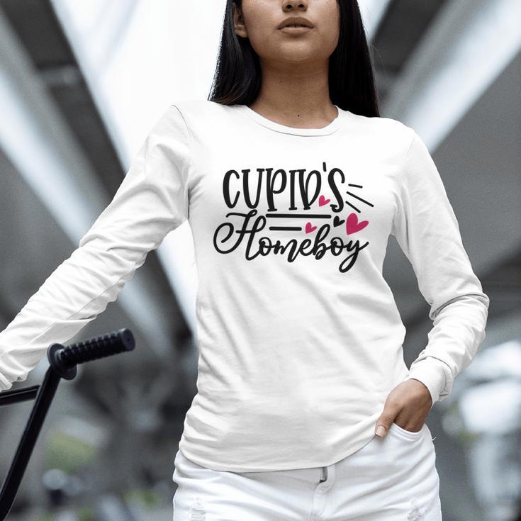 Cupid's Homebody Introvert Valentine's Day Home Unisex Long Sleeve T-Shirt Cupid's Homebody Introvert Valentine's Day Home Unisex Long Sleeve T-Shirt