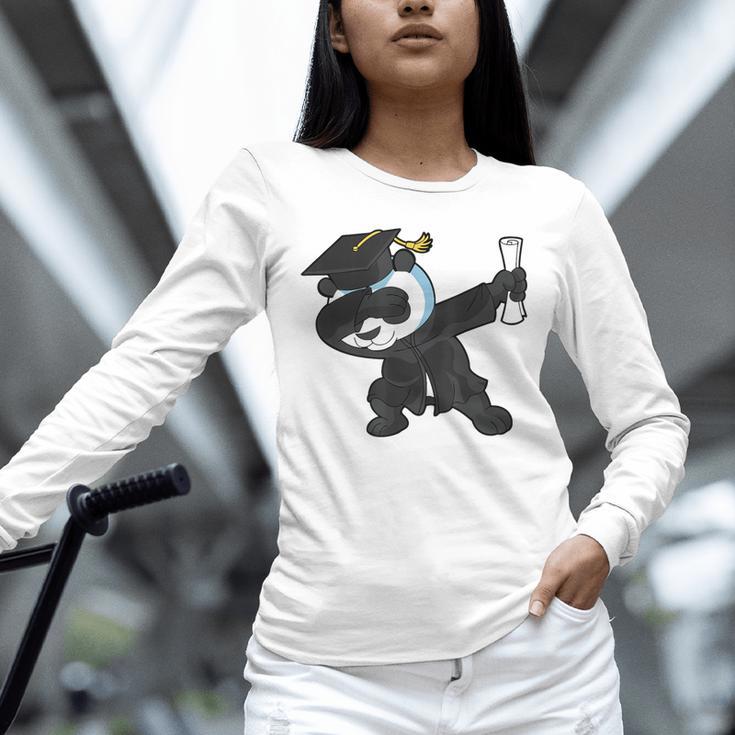 Dabbing Panda Bear Graduation Senior 2019 Shirt Unisex Long Sleeve T-Shirt
