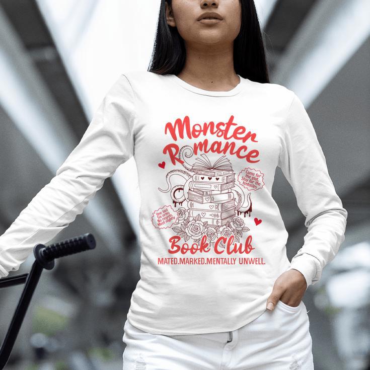 Dark Romance Reader Reading Monster Romance Book Club Unisex Long Sleeve T-Shirt Dark Romance Reader Reading Monster Romance Book Club Unisex Long Sleeve T-Shirt