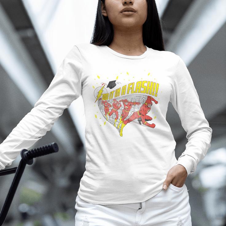 DC Comics The Flash Graduation Did It In A Flash Unisex Long Sleeve T-Shirt