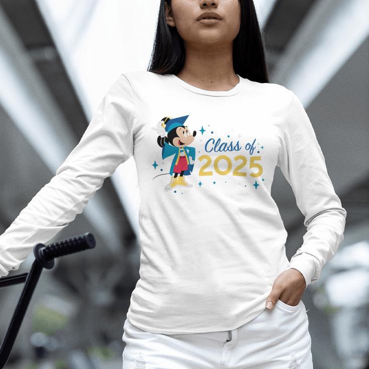 Disney Mickey Mouse Cap & Gown '25 Graduation Class Of 2025 Premium Tri-Blend Unisex Long Sleeve T-Shirt